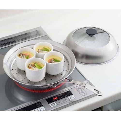 ヨシカワ フライパン用蒸し器 24〜26cm用 YJ3212 ( 1個 ) : 爽快