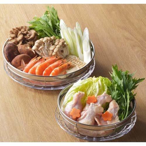 ヨシカワ ミズリード ステンレス浅型ザル2pcs(19・25cm) SJ3356 ( 1