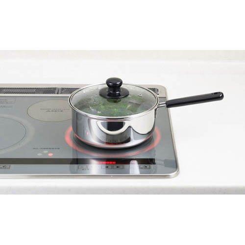 ヨシカワ IH対応 クック・ルック ベーシック 片手鍋 20cm SJ3772 ( 1個