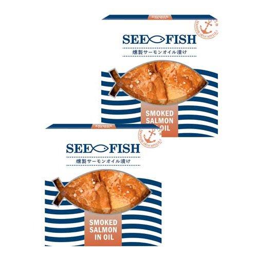 SEE FISH スモークサーモンインオイル ( 120g*2個入 ) : 爽快ドラッグ