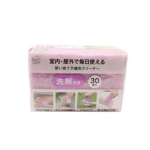 使い捨て不織布クリーナー 洗剤 ( 30個入 )/ オカザキ スポンジ