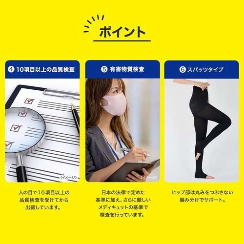 メディキュット リンパケア 弾性 着圧 スパッツ むくみケア Lサイズ