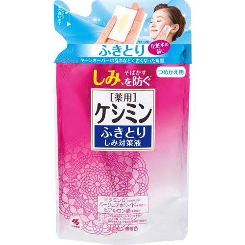 【１０個セット】 小林製薬 薬用ケシミン ふきとりシミ対策液 詰替え 140mL×１０個セット ケシミン ふきとり しみ 対策液 つめ替用 ( 140ml )/ : 爽快ドラッグ