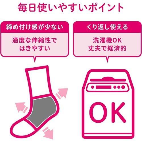 かかとちゃん 寝るときの集中ケア M-Lサイズ ブラック ( 1足分