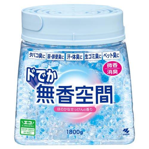 無香空間 消臭ビーズ ドでか ほのかなせっけん 微香タイプ 本体