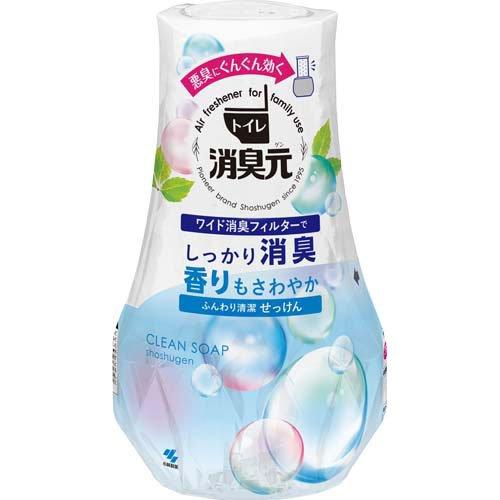 トイレの消臭元 消臭芳香剤 置き型 ふんわり清潔せっけん ( 400ml