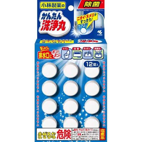 Kobayashi Pharmaceutical Easy Cleaning Maru (12 tablets) / Easy Cleaning Maru ｜ soukai