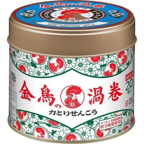 金鳥の渦巻 蚊取り線香 ミニサイズ 缶 ( 20巻 )/ 金鳥の渦巻き 金鳥の渦巻 蚊取り線香 ミニサイズ 缶 ( 20巻 )/ 金鳥の渦巻き