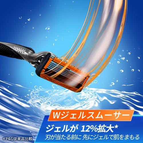 ジレット プログライド 電動ホルダー カミソリ 髭剃り替刃6個付 ( 1