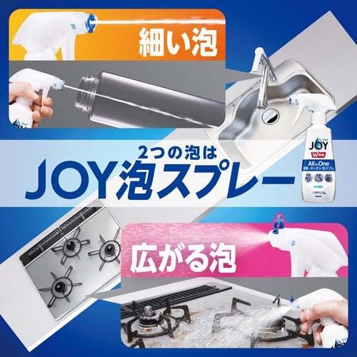 ジョイ W除菌 オールインワン 泡スプレー 食器用洗剤 緑茶 本体