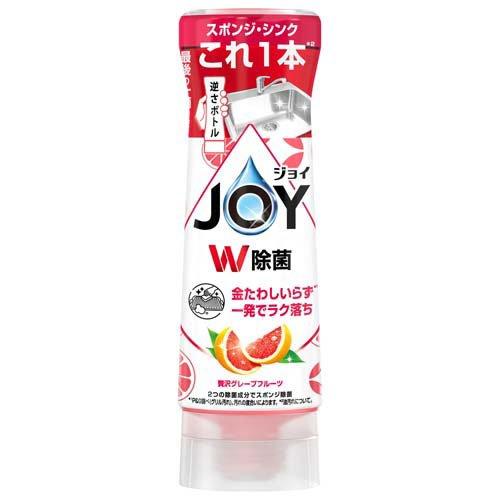 ジョイ W除菌 食器用洗剤 逆さボトル ピンクグレープフルーツ 本体