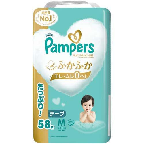 パンパース はじめての肌へのいちばん テープ Mサイズ オムツ 6 パンパース はじめての肌へのいちばん テープ Mサイズ オムツ 6