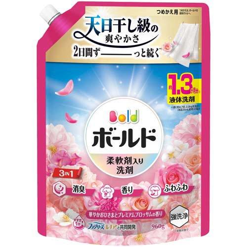 ボールド 柔軟剤入り 洗濯洗剤 液体 華やかおひさまとプレミアム