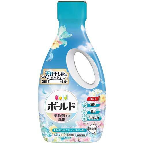 ボールド 柔軟剤入り 洗濯洗剤 液体 爽やかおひさまとフレッシュサボン