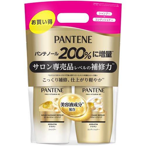 パンテーン ゴールドダメージリペア シャンプー・コンディショナー