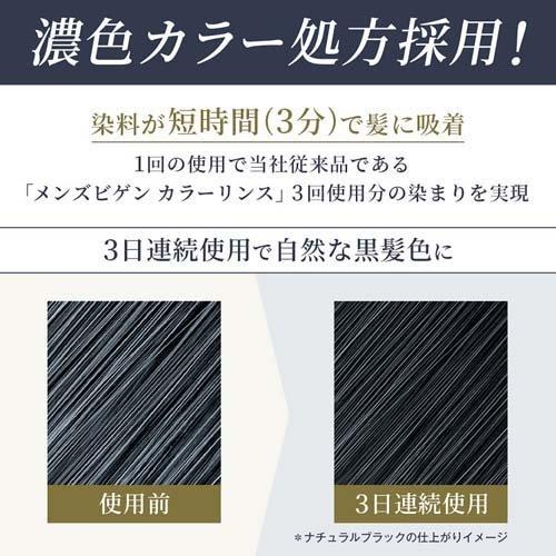 メンズビゲン カラーリンストリプルプラス アッシュブラック ( 120g