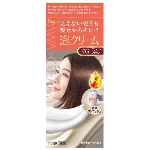 b.fis 白髪染め クリーミーフォーム ライトブラウン 5個セット ビゲン泡クリームカラー 4G グロッシーブラウン ( 1セット )/ ビゲン