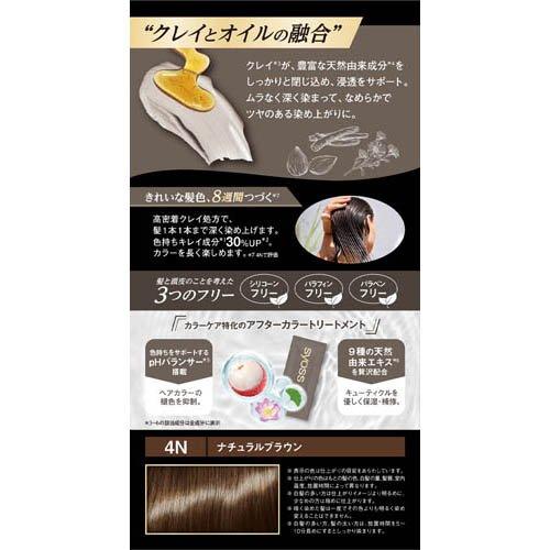 サイオス クレイクリーム ヘアカラー 4N ナチュラルブラウン ( 1セット