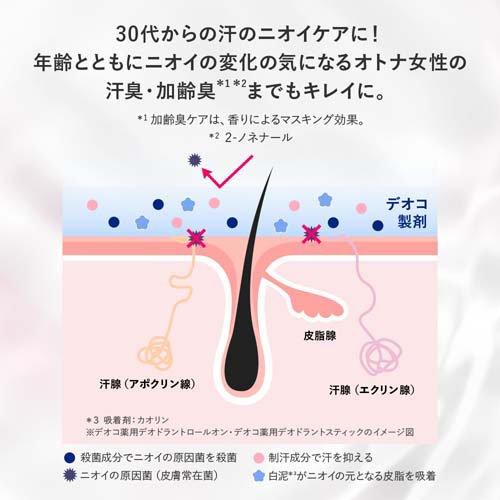 デオコ 薬用デオドラント スティックタイプ ( 13g )/ 女性 汗 ニオイ
