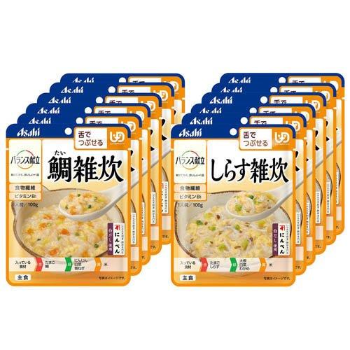 バランス献立 舌でつぶせる雑炊2種×6袋セット ( 100g×12個 )/ 楽天限定