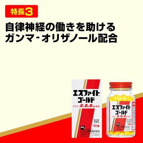 第3類医薬品)エスファイト ゴールド ( 180錠 )/ エスファイト : 爽快