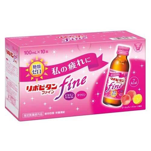 大正製薬 リポビタンファイン ( 100ml*10本入 )/ リポビタン : 爽快