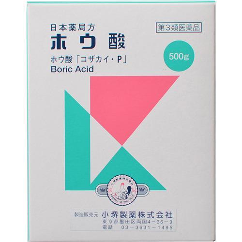 第3類医薬品 日本薬局方 新品 ホウ酸 小堺製薬 500g ランキング2022