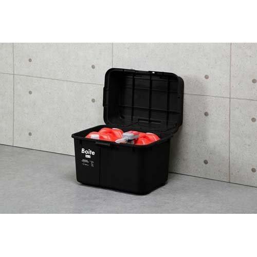 Boiteガレージ ベランダコンテナ 70L ブラック MA-4014 ( 1個 Boiteガレージ ベランダコンテナ 70L ブラック MA-4014 ( 1個
