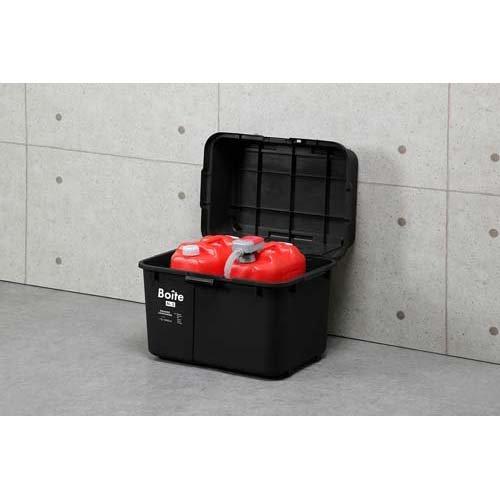 Boiteガレージ ベランダコンテナ 70L ブラック MA-4014 ( 1個 Boiteガレージ ベランダコンテナ 70L ブラック MA-4014 ( 1個