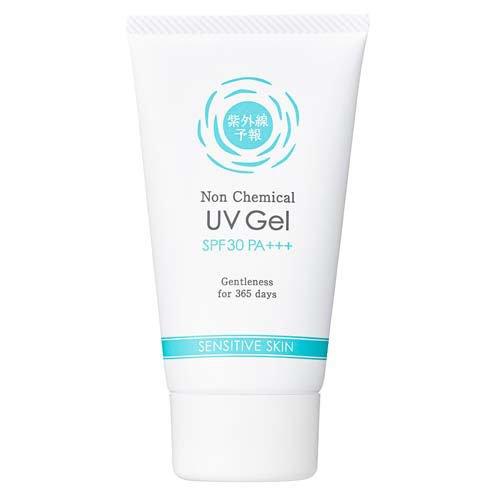 紫外線予報 ノンケミカルUVジェルFF ( 65g )/ 日焼け止め 下地 SPF30