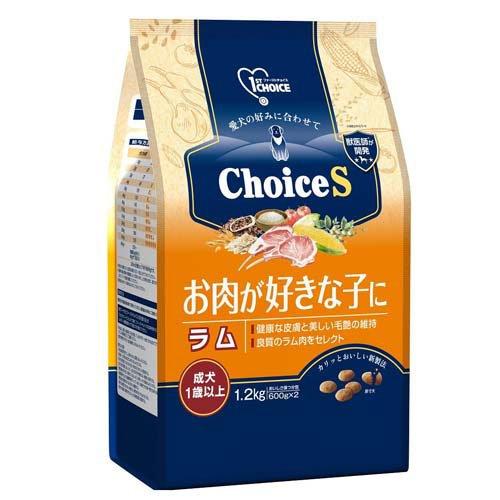 ドッグフード tomo ファーストチョイス ChoiceS お肉が好きな子に ラム 成犬1歳以上 ( 1.2