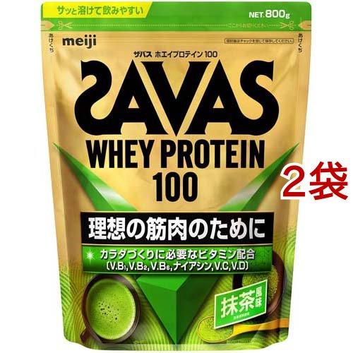 ザバス ホエイプロテイン100 抹茶風味 ( 980g*2袋セット )/ ザバス