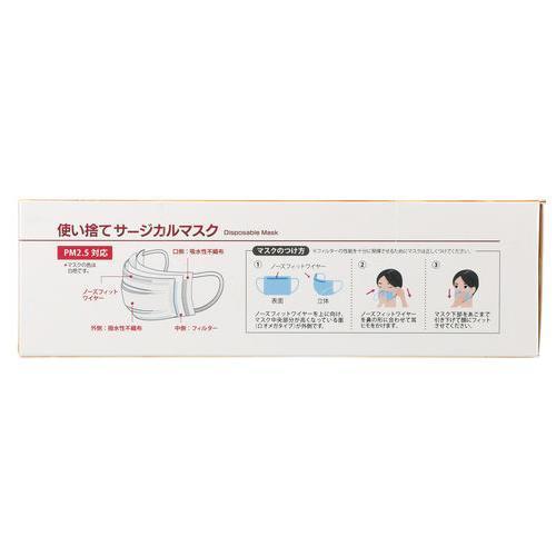 使い捨てサージカルマスク ふつうサイズ ( 30枚入*10箱セット )/ Koo