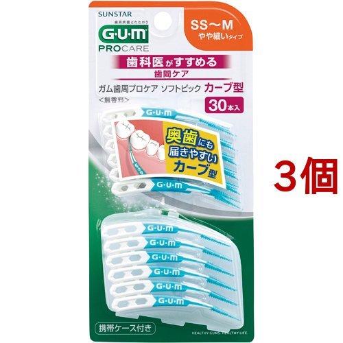 ガム(G・U・M) 歯周プロケア ソフトピック カーブ型30P サイズSS-M