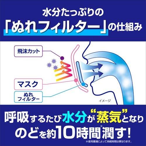のどぬ〜る ぬれマスク 昼夜兼用 立体タイプ 無香料 ( 3セット入*10箱