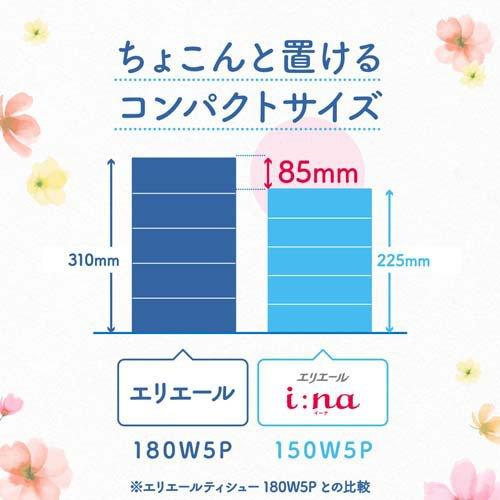 エリエール イーナ ティッシュ ( 150組*5個パック*6セット )/ : 爽快
