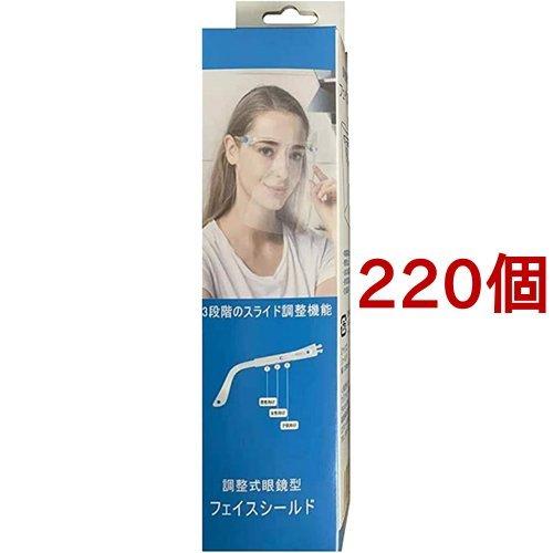 調整式眼鏡型フェイスシールド ( 220個セット )