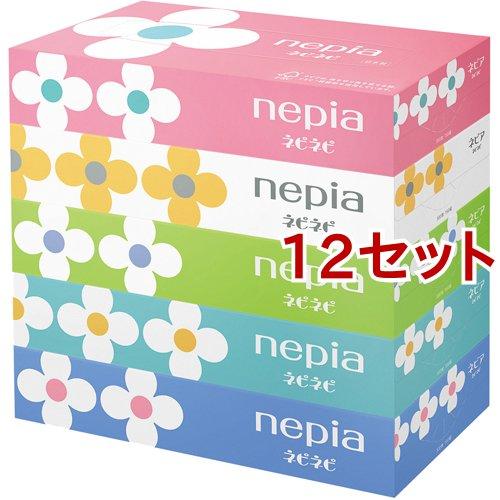 ネピア ネピネピ ティッシュ ( 300枚(150組)×5個パック×12セット 