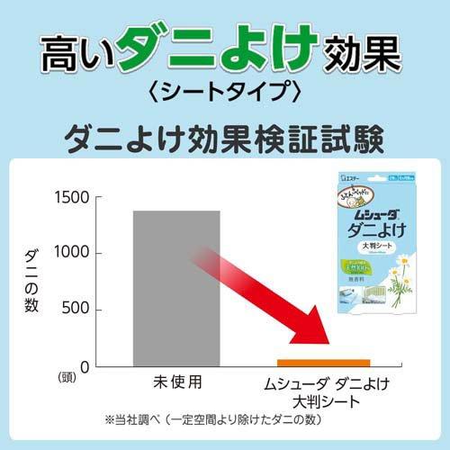 ムシューダ ダニよけ 大判シート 無香料 ふとん ベッド ベビー ムシューダ ダニよけ 大判シート 無香料 ふとん ベッド ベビー