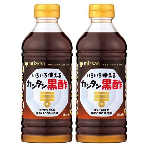 ミツカン カンタン黒酢 ( 500ml*2本セット )/ カンタン酢 かんたん酢