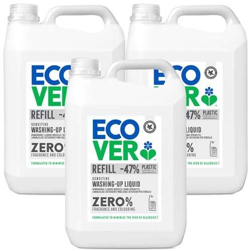 エコベール ゼロ 食器用洗剤 無香料 無着色 詰め替え 業務用 おしゃれ 大容量 5l 3本セット エコベール Ecover 5570 爽快ドラッグ 通販 Yahoo ショッピング