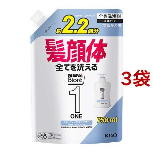 メンズビオレONE オールインワン全身洗浄料 フルーティーサボンの香り
