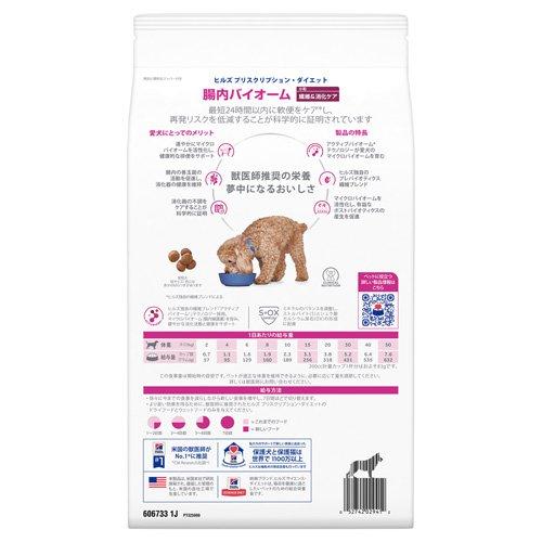 腸内バイオーム 小粒 チキン 繊維/消化ケア 犬用 特別療法食