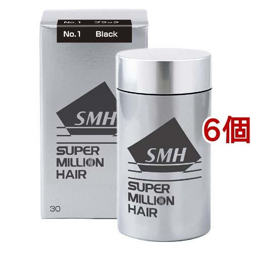 スーパーミリオンヘアー ブラック 30g 6箱 新品・未開封 スーパーミリオンヘアー ブラック ( 30g*6個セット )/ スーパー