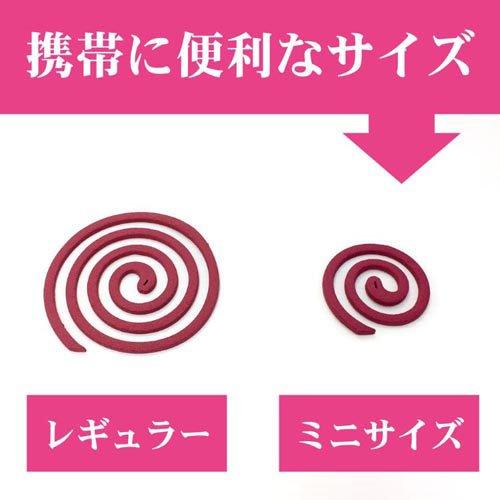 金鳥の渦巻 蚊取り線香 ミニサイズ ローズの香り 30巻 ( 30巻入*2箱