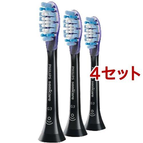 ソニッケア プレミアムガムケア替ブラシ ブラック3本セット HX9053／96 ( 4セット )/ フィリップス(PHILIPS)