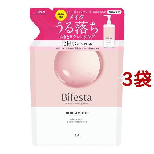 ビフェスタ ミセラークレンジングウォーター セラムモイスト つめかえ用(360ml*12袋セット)[クレンジング その他] ビフェスタ ミセラークレンジングウォーター セラムモイスト つめかえ