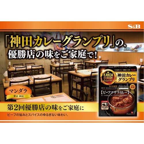 神田カレーグランプリ マンダラ ビーフマサラカレー お店の中辛 ( 180g