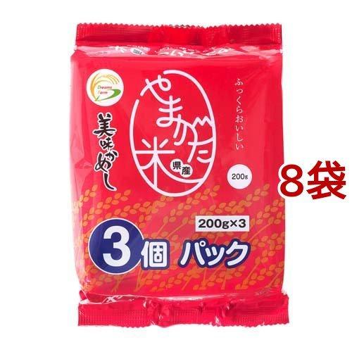 ドリームズファーム 美味かめし 山形県産米 ( 200g*3個入*8袋セット