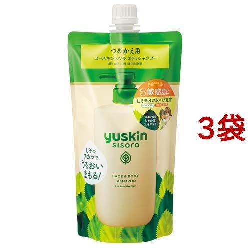 ユースキン シソラ ボディシャンプー つめかえパウチ ( 400ml*3袋セット )/ ユースキン｜soukai